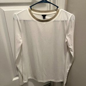 White Ann Taylor Blouse